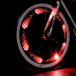 为您的自行车轮套上绚丽的发光外衣吧，将这组自行车灯按压在车轮内侧、电池置于轮毂中心，安装简便平衡良好。骑行时，机械能转换为电能，点亮炫酷的 LED，整条大街还有谁比你更亮眼，二十种图案可选。