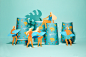 剪纸 on Behance