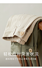 茵曼气质通勤西装裤女士2023年春季新款宽松显瘦职场直筒休闲长裤-tmall.com天猫