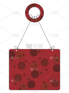 现实的横幅上的线程。