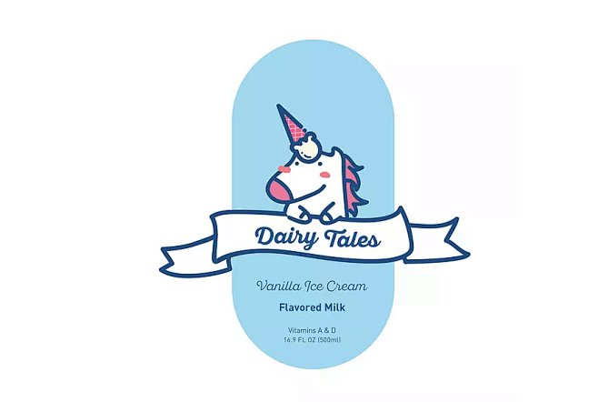 Dairy Tales儿童牛奶包装-古田...
