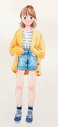 抖抖采集到水彩画