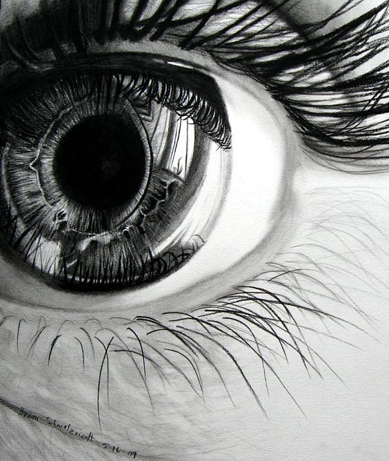 Charcoal drawing:): 