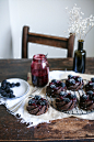 LATTE ART : sweetoothgirl:
“  Gingerbread Bundt Cake w/ Blackberry Sauce
”