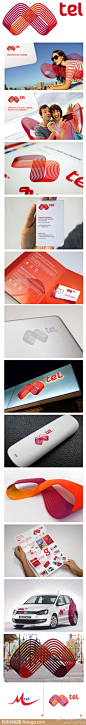 【保加利亚最大移动运营商M-Tel启用新Logo】M-Tel (MobilTel的缩写) 是保加利亚最大的移动通信运营商。9月24日，M-Tel 发布新的品牌形象和标识，新标由的Saffron Brand Consultants设计。M-Tel新Logo中的三维M型图案是由丝带绕成“M”字，可以解读为水或者声波。