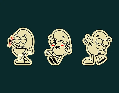 The Bean - Character Design-花瓣网