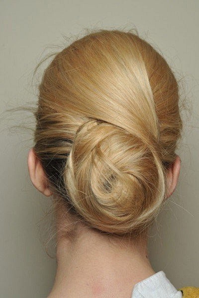  a classic chignon