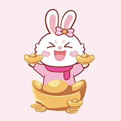 蜜糖兔表情包-02