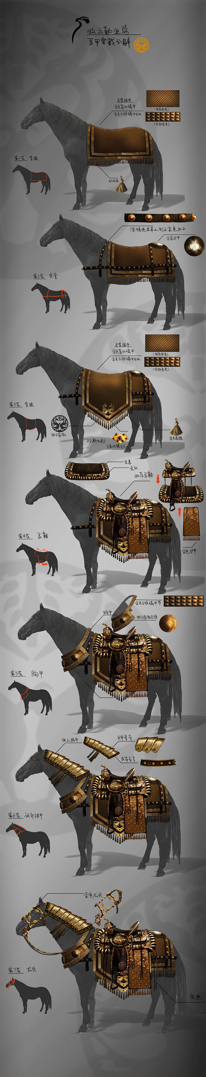 牧云勤坐骑（穿戴分解）（大图）