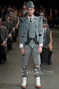 未来战士和3D解剖师！桑姆·布郎尼 (Thom Browne) 2015春夏男装秀，海报时尚网带你亲临2015春夏巴黎男装周_第3页_Thom Browne