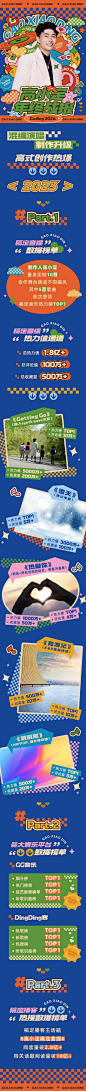 综艺风粉丝应援明星年终商务奖项总结长图