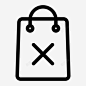 购物袋移除电子商务市场图标 设计图片 免费下载 页面网页 平面电商 创意素材