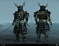 Ghost of Tsushima - Sakai Clan Armor, Emre Ekmekci : One of my favorite pieces to have worked on, this badass armor concept was made by John Powell. It was a fun challenge with all the scales, different materials and proportions with a giant helmet. Havin