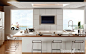 大气的厨房吧台效果图—土拨鼠装饰设计门户