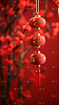 元宵节闹元宵3D立体C4D实景灯笼背景场景图片素材
