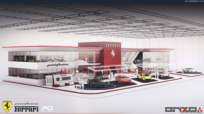 Ferrari expo stand c...