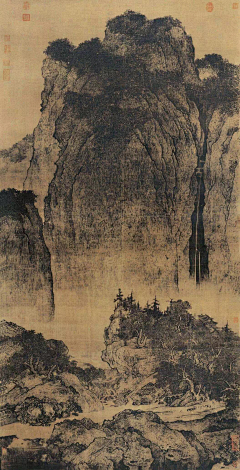 草堂话旧（采集到国画（北宋 范宽）