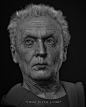 Jigsaw- John Kramer, Vimal Kerketta : Hey guys, likeness sculpt of John Kramer from the movie Saw played by Tobin Bell. I used fiber mesh just for the look for the main render. I liked the sleek look of it, i might change it on the sculpted hair too. Rend