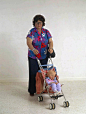 超级写实主义：美国  杜安·汉森  Duane Hanson, Woman with Child in Stroller