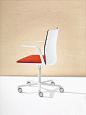 Kinesit | Office chair | Beitragsdetails | iF ONLINE EXHIBITION : Introducing Kinesit, Arper’s first office chair that is one hundred-percent compliant with regulatory requirements. Light and minimal in design, the chair seat and back are fully adjustable