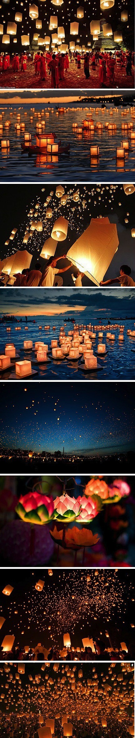 【泰国】“水灯点点，灯光里的嘤鸣湖湖水清...