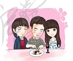 动漫画设计Q版头像卡通形象人物漫画照片转手绘插画卡通logo设计-tmall.com天猫