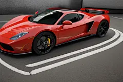 杂志海报设计之正品超级汽车