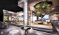 3ds max cityscape design egypt Exhibition  inertia real estate Render Stand vray