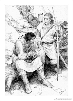 守秘人采集到俄版《精灵宝钻》插图 /Denis Gordeev