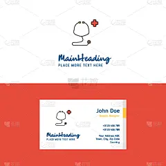 听诊器,模板,品牌名称,平坦的,贺卡,注射器,健康保健,显微镜,护士,拜访