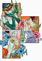 韩国插画师  정현

twi：qt1_jo ​ ​​​​
