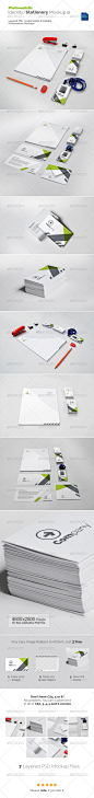 Photorealistic IdentityStationery Mockup公司VI卡片模型素材-淘宝网