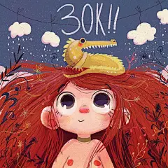 成体系！PS儿童手绘插画全套视频教程，含笔刷、配套素材、作品欣赏丨052
