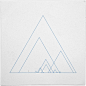 #390 Grand ridge – A new minimal geometric composition each day
