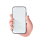 手势 holding mobile
