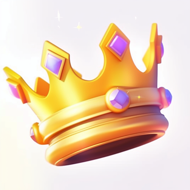 Crown 3d icon,cartoo...