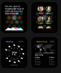 苹果手表ui界面设计Apple Watch GUI