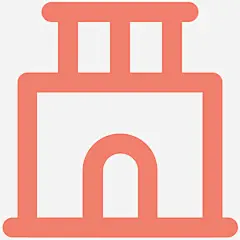 学院建筑和家具加粗线图标图标_88ICON https://88icon.com 学院 建筑和家具加粗线图标