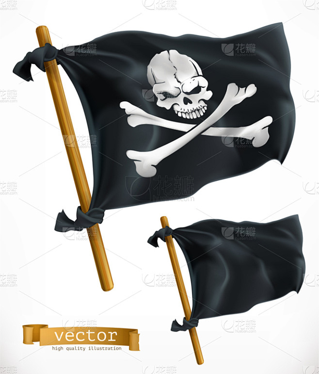 海盗船旗,海盗,三维图形,海盗用的骷髅旗...