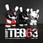 Bulletpunk: BABY TEQ63 [Batch Three] : Bulletpunk: Baby TEQ63 Batch Three Baby TEQ63 is a custom concept by Quiccs featuring his character TEQ63 hand-customed on the 3” Dunny base, caste...