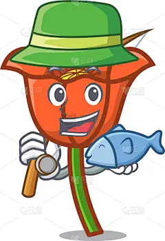吉祥物,卡通,可爱的,脉搏图,纺织品,大桶,壁纸,自然美,钓鱼