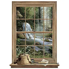 york220美国进口YORK约克墙纸/壁纸-门窗湖光风景壁画 包邮-淘宝网