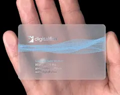 透明样式的名片 ​​​​