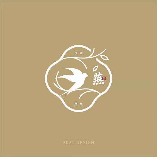 中式糕点logo