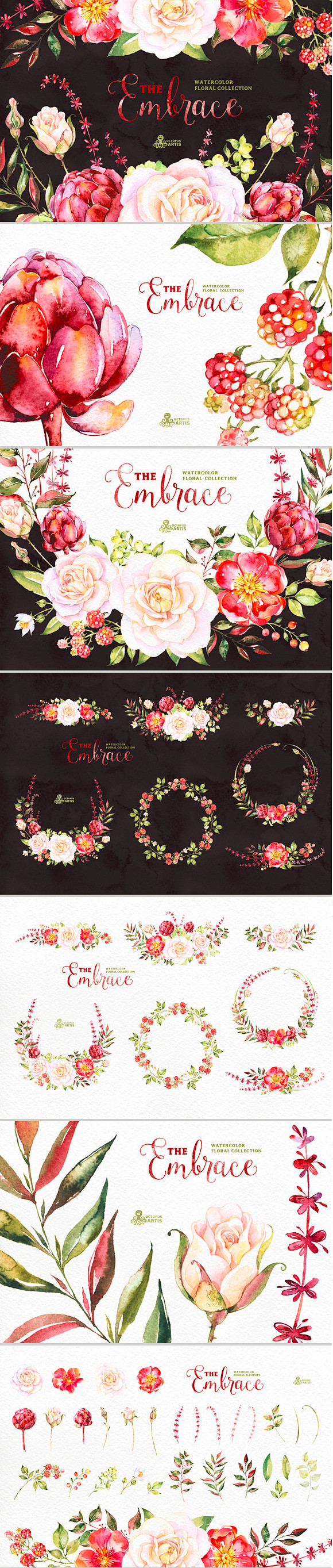 png ai eps psd 水彩插画 ...