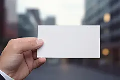 高级样机明信片名片卡片样机模型