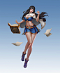女法师立绘