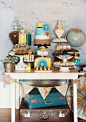 Vintage Airplane Party {Kiss My Cakes via HWTM} | Sweet