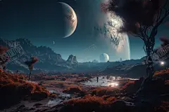 外太空 【酷图网】外太空,宇宙,太空,科幻,星球,星空,神秘,地外文明,探索,高清,壁纸