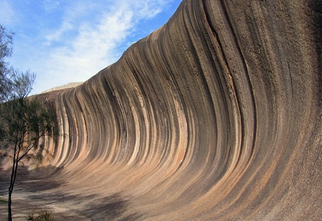 世界十大地质奇迹——波浪岩
澳大利亚西...